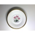Vintage 1961 Royal Worcester Collectable Trinket With Alpine Flowers