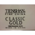 Vintage Serving Platter - Classic Gold by TIENSHAN