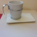 Porcelain Cup Holder/Saucer