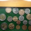 RSA Coin Collection In Picture Frame
