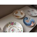 4 x Stunning English Porcelain s/Plates / Trinkets / Wall Decor