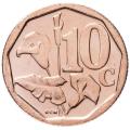 10 x South African Unique 2019 10c coins - Legend in Afrikaans - `SUID-AFRIKA`