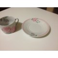 Vintage Duo - Cup & Saucer - fresh flowers by LiLing Fine China