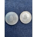 1952 CROWN 300 YEAR COMMEMORATIVE COINS BOTH FOR ONE BID
