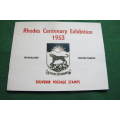 Nyasaland - Rhodes Centenary Exhibition- Control and Imprint Blocks of 4 in Folder