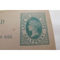 Postcard - South Africa - Unused Cape of Good Hope Half Penny Green