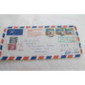 Rhodesia - Letter addressed to the UK with 45c Stamps made to pay 10/6