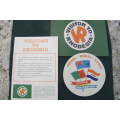 Rhodesia - Post U.D.I. - Visitor to Rhodesia and Welcome to Rhodesia stickers