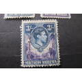 Rhodesia - Northern Rhodesia - 1938-1952 - 41/2d, 9d, and 3/- used stamps
