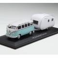 1:43 alloy bus model,high simulation Volkswagen van Trailer,metal castings,static collection model t