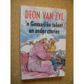 `N GEVAARLIKE TALENT EN ANDER STORIES  deur Deon van Zyl  Illustrasies Fred Mouton