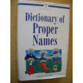 CASSELL DICTIONARY OF PROPER NAMES  by Adrian Room