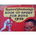 BOOK OF SPORT FOR BOYS 1956  by Rymond Glendenning