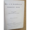 MRS. A.B. MARSHALL`S COOKERY BOOK (Revise Edition)