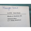 LATIN MADE SIMPLE  by Rhoda A. Hendricks  Advisory Editor: A.V. Kelly