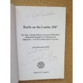 BATTLE ON THE LOMBA 1987  by David Mannall MMM A Crew Commander`s Account  (SIGNED)