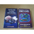 2 X SOOZI HOLBECHE: The Power of Gems and Crystals & The Power of Your Dreams  (SIGNED)