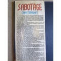 SABOTAGE AND TORTURE  As told to Barbara Cole  (RHODESIANA)