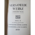 VERSAMELDE WERKE. J.H.H. de Waal. (Agt Volumes). (P)