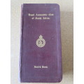 ROYAL AUTOMOBILE CLUB OF SOUTH AFRICA.  Route book 1936. Eighth edition.  (P)