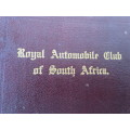 ROYAL AUTOMOBILE CLUB OF SOUTH AFRICA.  Route book 1936. Eighth edition.  (P)