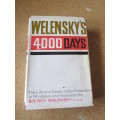 WELENSKY`S 4000 DAYS  by Sir Roy Welensky (Rhodesiana)