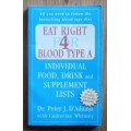 EAT RIGHT FOR BLOOD TYPE A by Dr Peter D¿Adamo