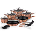 Berlinger Haus 15-Piece Marble Coating Metallic Line Cookware Set ( Copper )