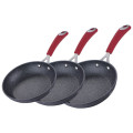 Berlinger Haus 3-Piece Stone Touch Marble Coating Oven Safe Fry Pan Set Black Stone Touch Line