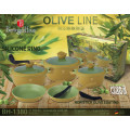 Berlinger Haus 11-Piece Olive Coating Cookware Set Green  Olive Line