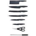 Royalty Line 8-Piece Anti-Slip Carbon Handle Knife Set with Stand