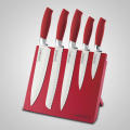 Royalty Line Knife Set with Stand 5 Piece Stainless Steel