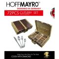 Hoffmayro - 68 Pieces 18/10 Stainless Steel Cutlery Set in a Brief Case (READ BEFORE BIDDING)