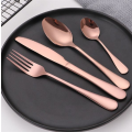 LMA Branded 24 Piece Stainless Steel Cutlery Set in Novelty Box - Rose Gold