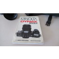 Vintage Minolta Film Camera with zoom lense and bag