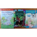 A set of childrens reader- Thumbelina, Jungle book, The kitten with no name.