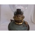 Antique Brilliant kerosene lantern with glass flue