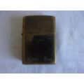 Vintage brass Zippo lighter