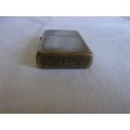 Vintage brass Zippo lighter