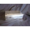 Quality vintage hallmarked A1 silver plated card box