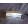 Quality vintage hallmarked A1 silver plated card box