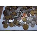 1 kilogram lot of world coins for 1 bid