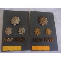 2 Sets of vintage SAP badges - 1960s