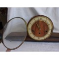 Vintage German Hermle art deco mantel clock - working