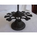 Vintage cast iron double Standard carousel office stamp holder - needs new circlips