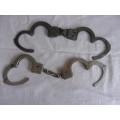 2 Pairs of vintage handcuffs for 1 bid - no keys