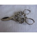 Vintage pair of Herbert Hooijkaas silverplate grape scissors