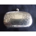 Antique art nouveau Sterling silver sovereign case
