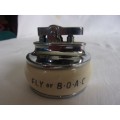 Vintage Rolstar BOAC and Ronson British Airways table lighters for 1 bid