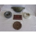 5 Vintage ashtrays for 1 bid - take a look!